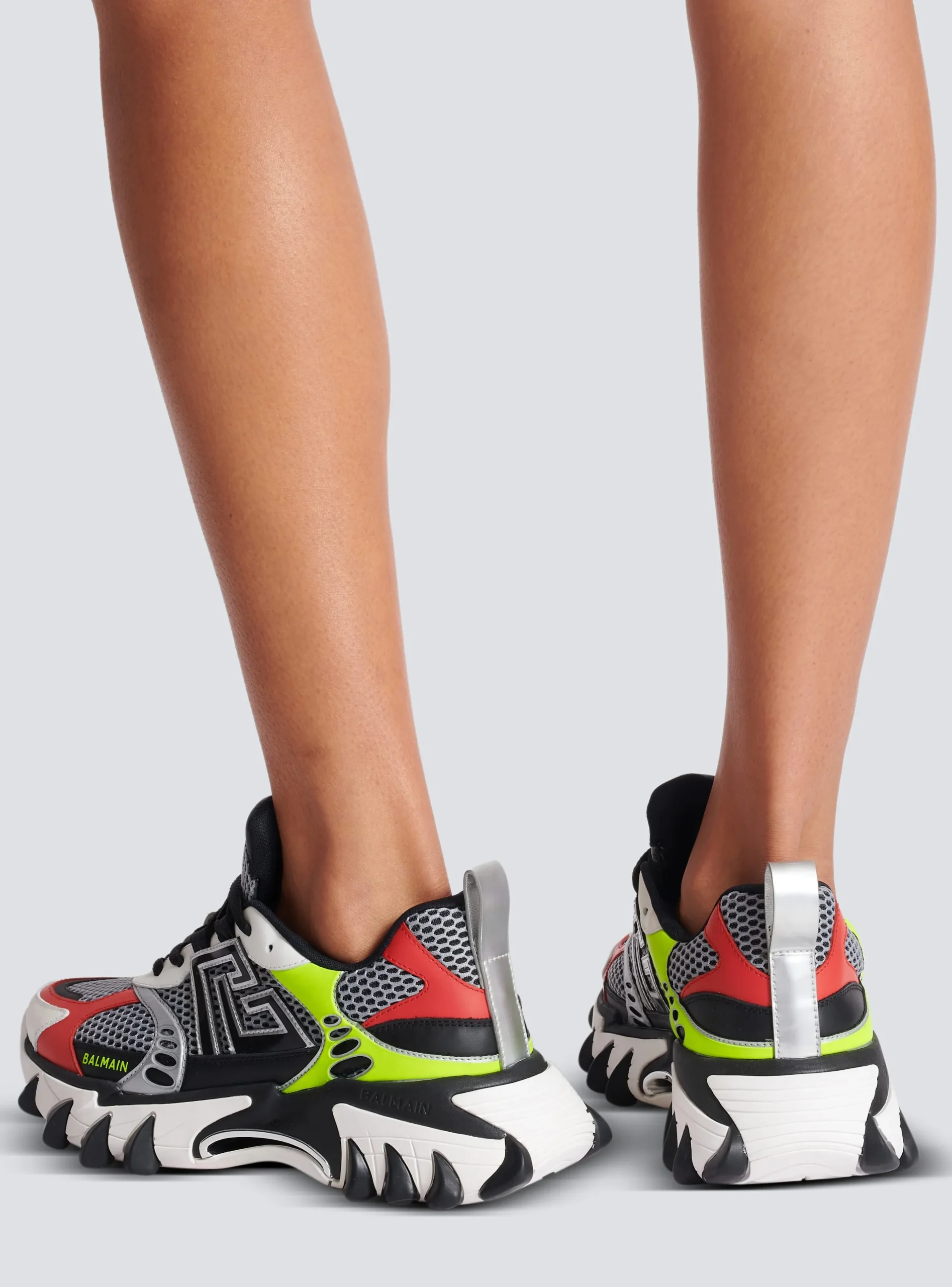 B-East PB Trainers In Technical Materials And Mesh-Balmain Cheap