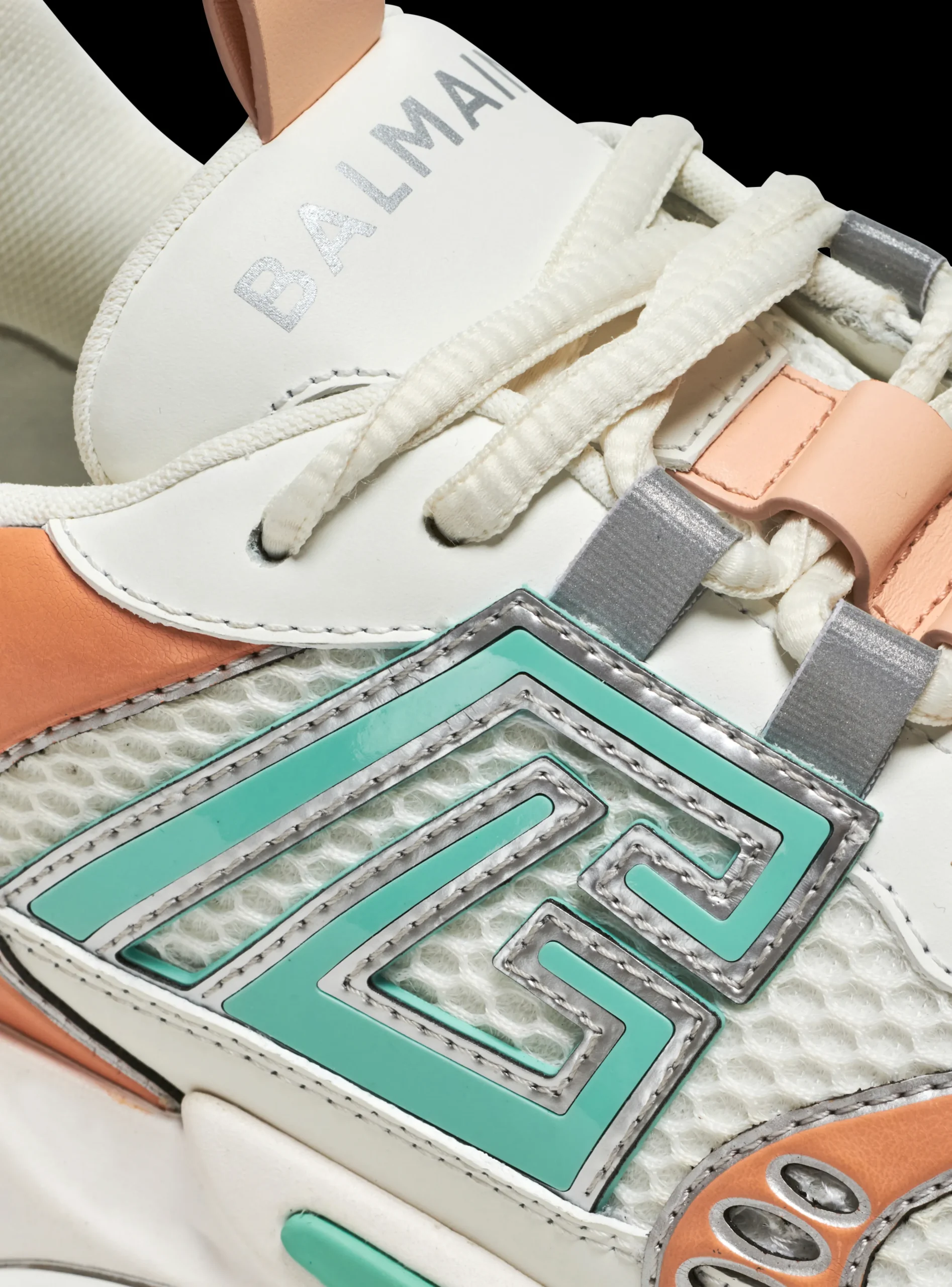 B-East PB Trainers In Technical Materials And Mesh-Balmain Best