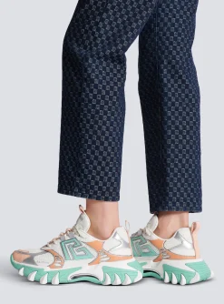 B-East PB Trainers In Technical Materials And Mesh-Balmain Best