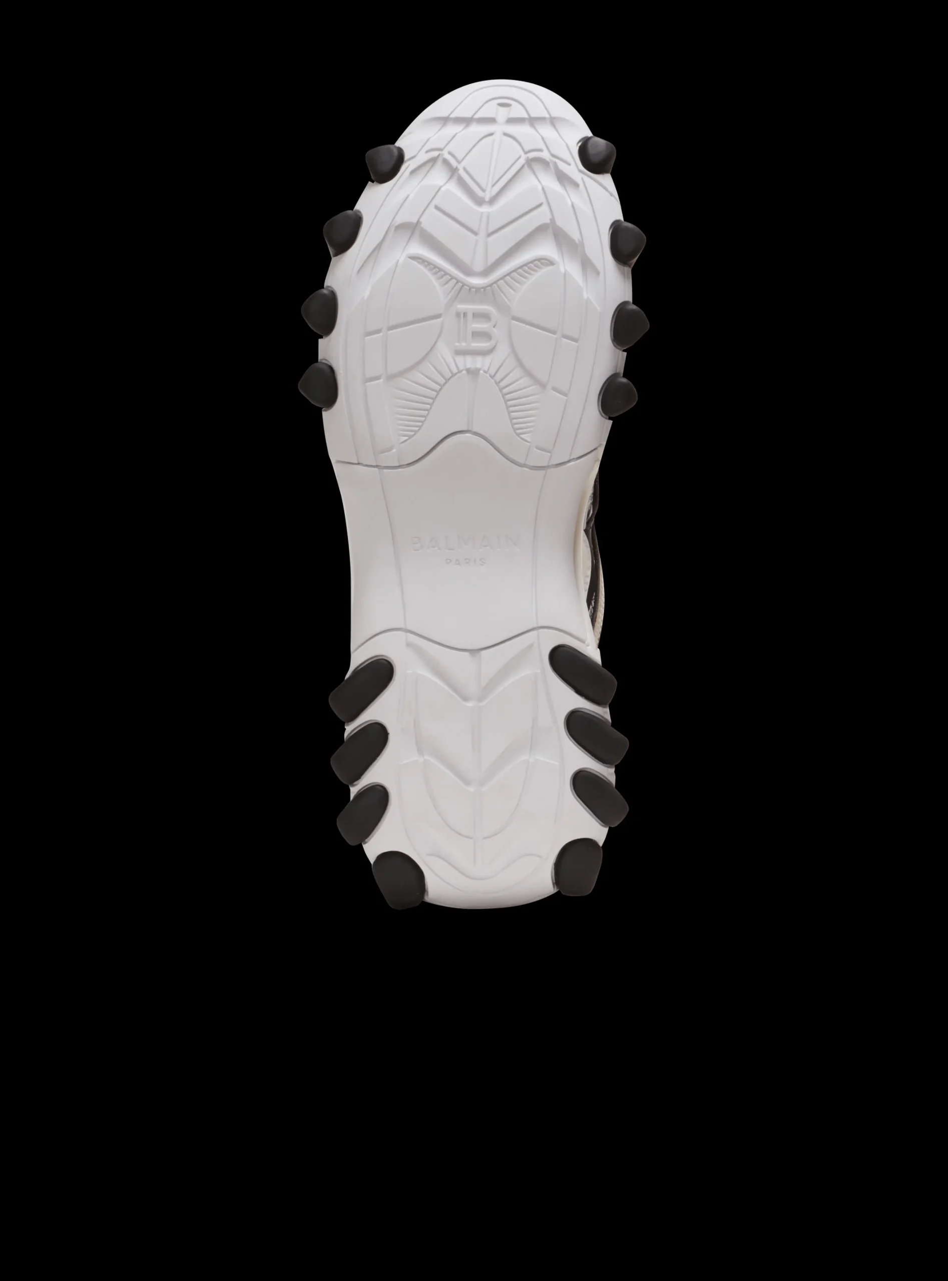 B-East Snakeskin-effect Leather, Suede And Mesh Trainers-Balmain Shop