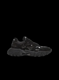 B-East Trainers In Leather, Suede And Mesh-Balmain Shop