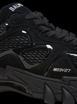 B-East Trainers In Leather, Suede And Mesh-Balmain Shop