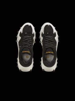 B-East Trainers In Leather, Suede And Mesh-Balmain Hot