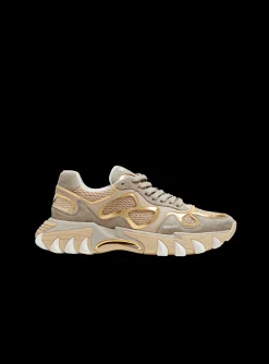 B-East Trainers In Leather, Suede And Mesh-Balmain Sale