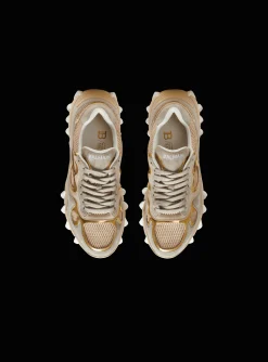 B-East Trainers In Leather, Suede And Mesh-Balmain Sale