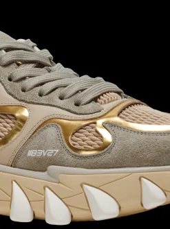 B-East Trainers In Leather, Suede And Mesh-Balmain Sale