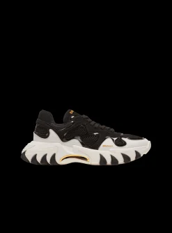B-East Trainers In Leather, Suede And Mesh-Balmain Best Sale