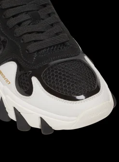 B-East Trainers In Leather, Suede And Mesh-Balmain Best Sale