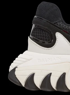 B-East Trainers In Leather, Suede And Mesh-Balmain Best Sale