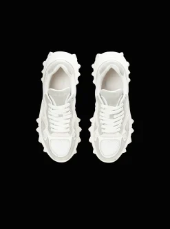 B-East Trainers In Leather, Suede And Mesh-Balmain Fashion