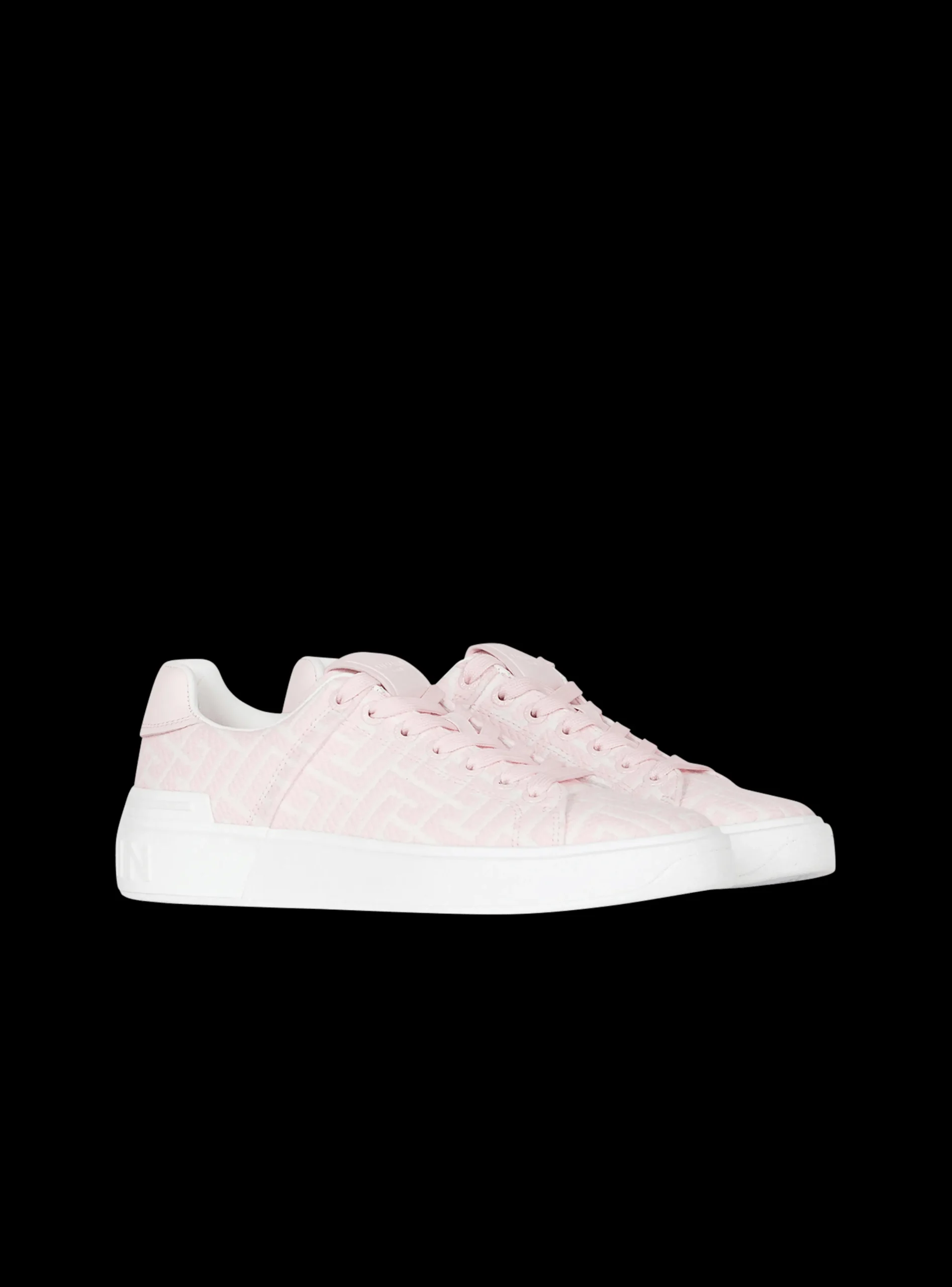 Bicolor Jacquard B-Court Sneakers-Balmain Best