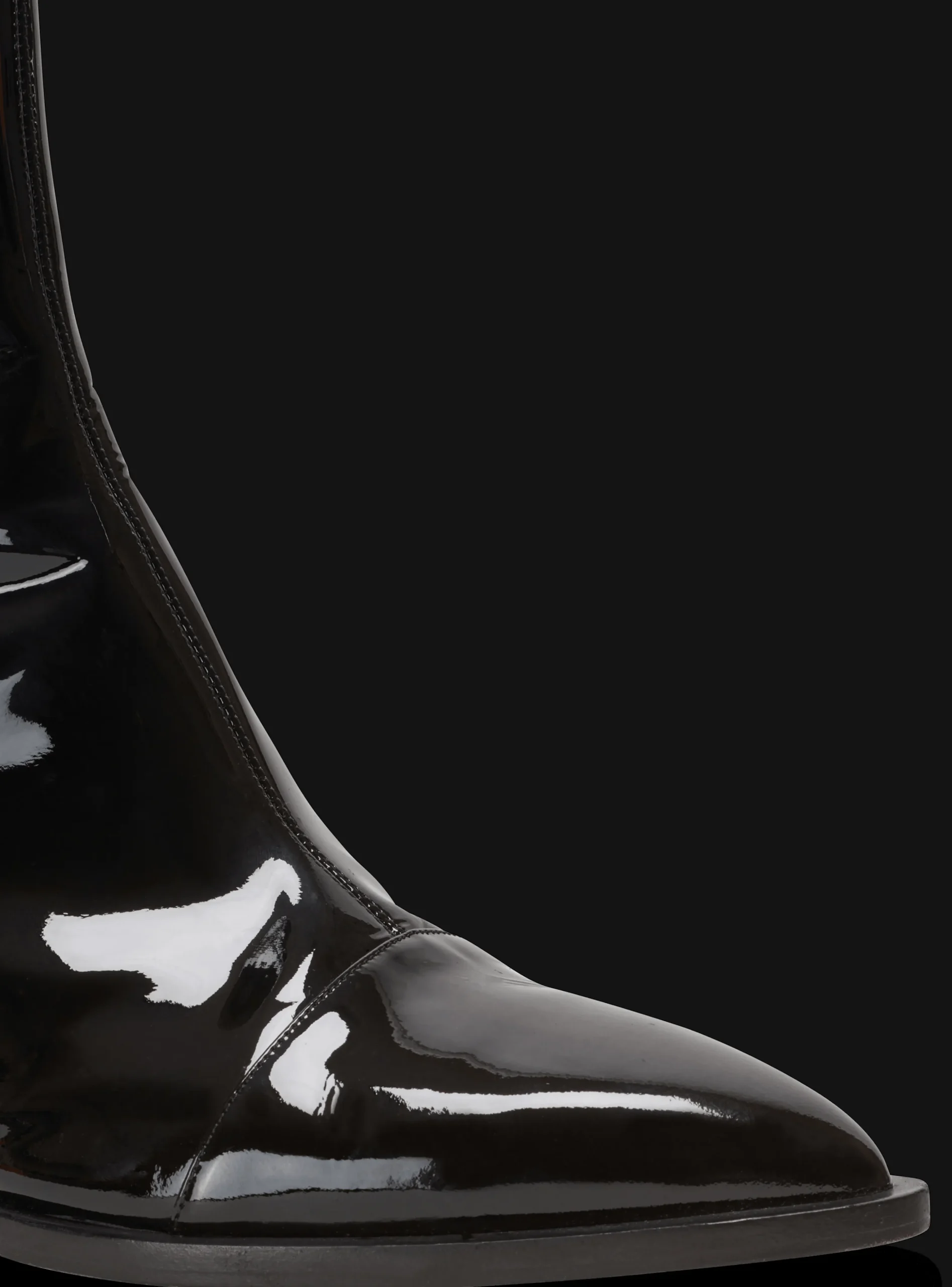 Billy Patent Leather Ankle Boots-Balmain Best Sale