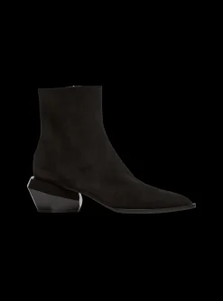 Billy Suede Ankle Boots With Diamond Heel-Balmain Clearance
