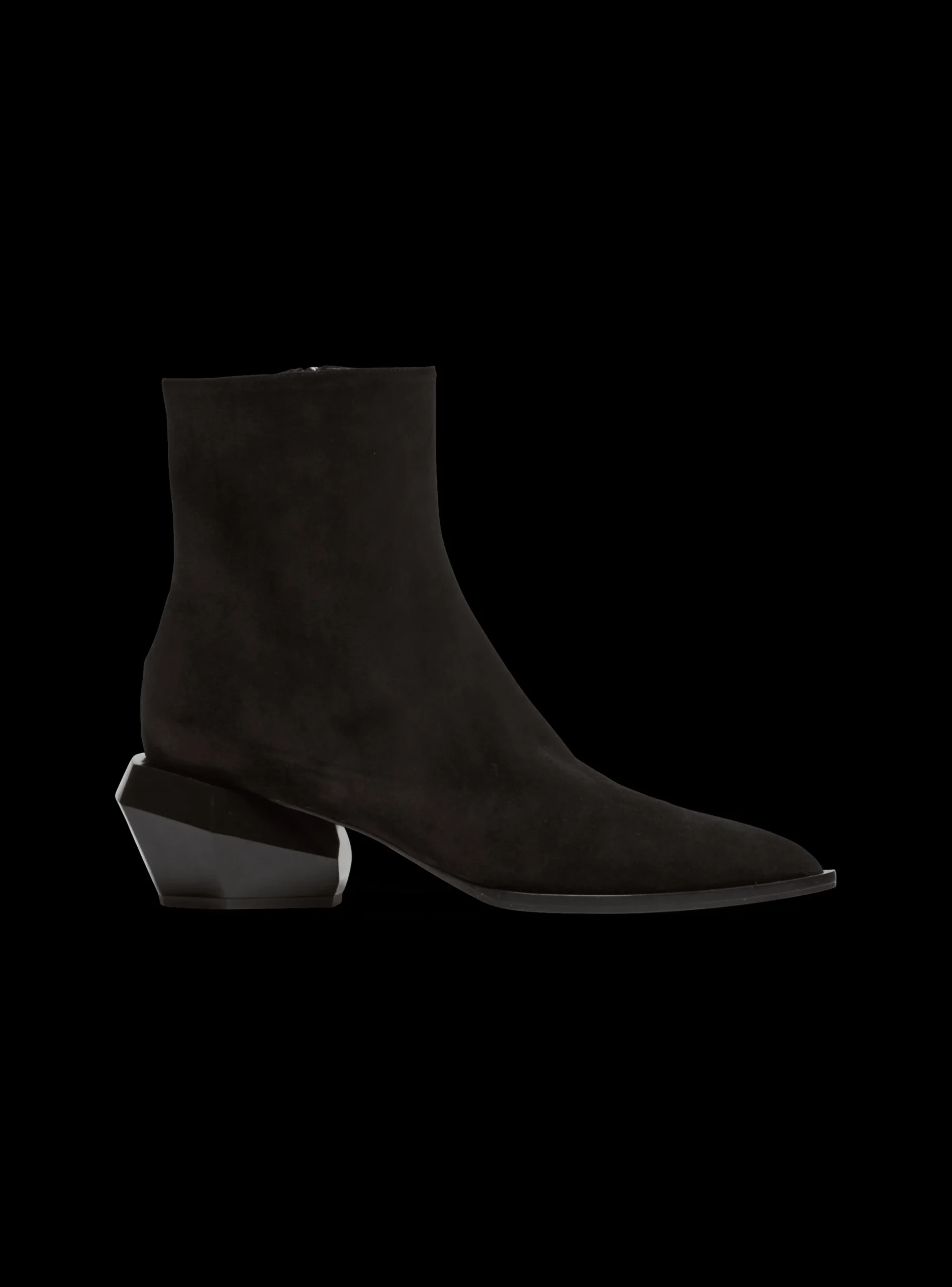 Billy Suede Ankle Boots With Diamond Heel-Balmain Clearance