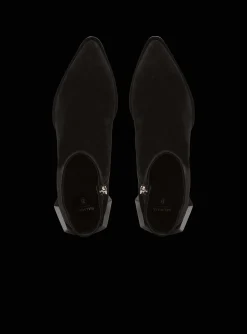 Billy Suede Ankle Boots With Diamond Heel-Balmain Clearance