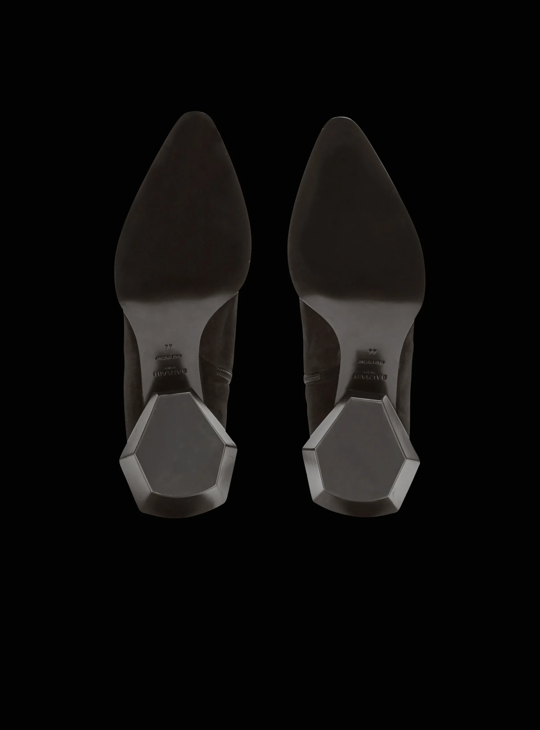 Billy Suede Ankle Boots With Diamond Heel-Balmain Clearance
