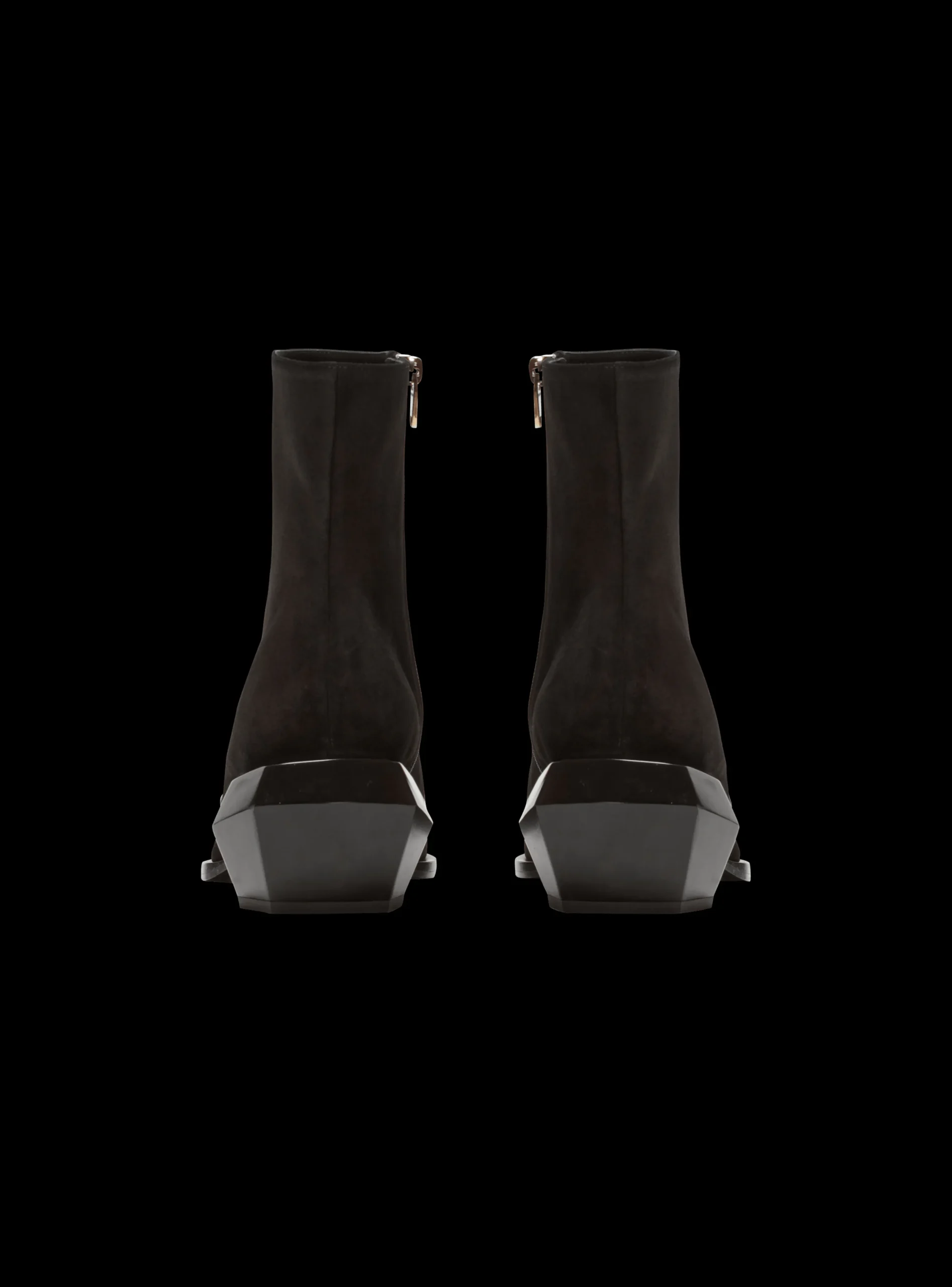 Billy Suede Ankle Boots With Diamond Heel-Balmain Clearance