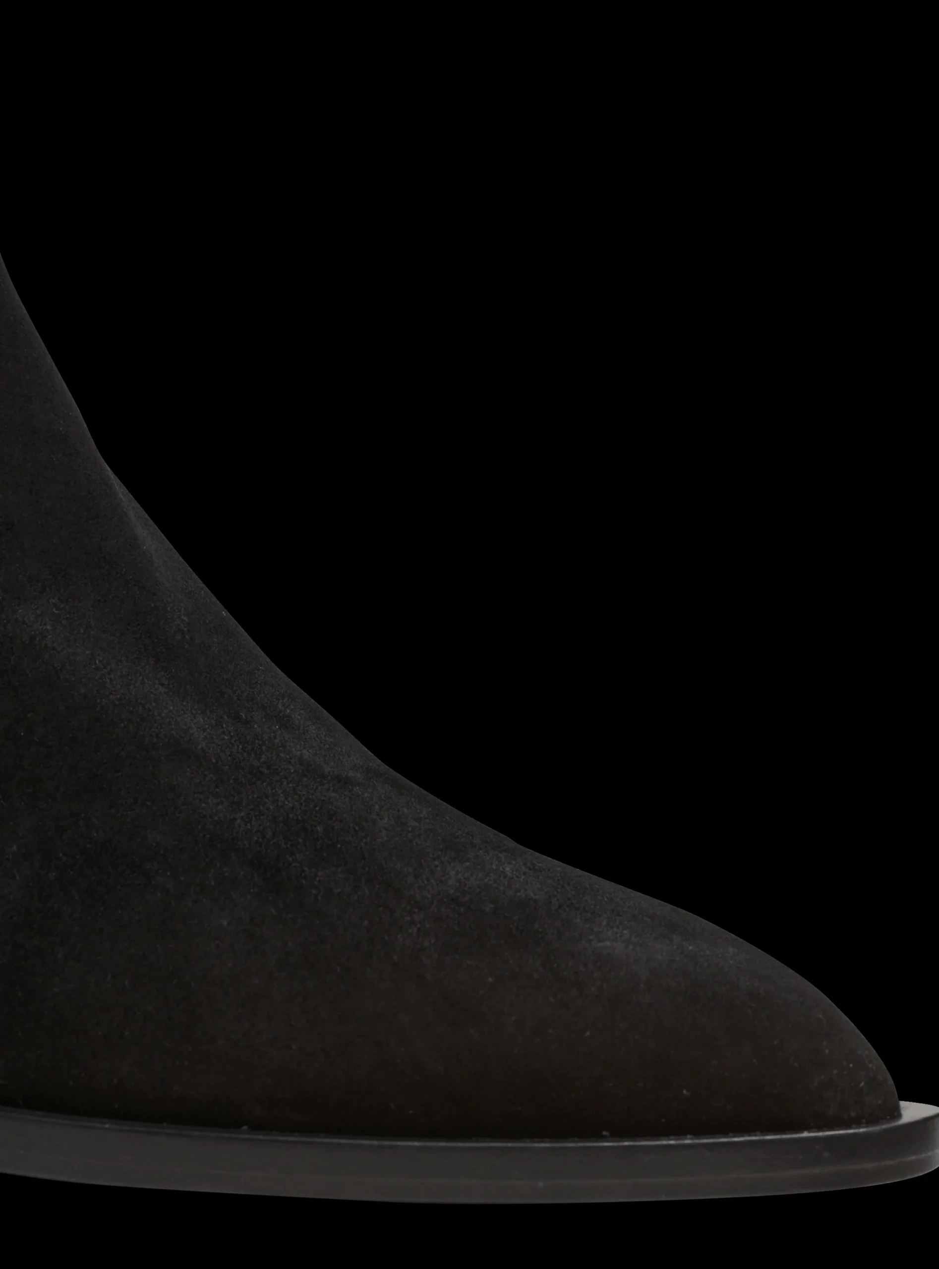 Billy Suede Ankle Boots With Diamond Heel-Balmain Clearance