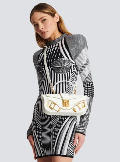 Blaze Clutch Bag In Crocodile Effect-embossed Leather-Balmain Hot