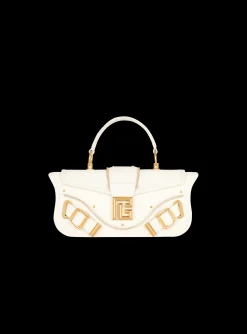 Blaze Grained Leather Clutch Bag-Balmain Fashion