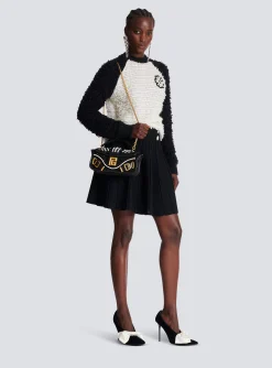 Blaze Pouch Bag In Beaded Leather-Balmain Clearance