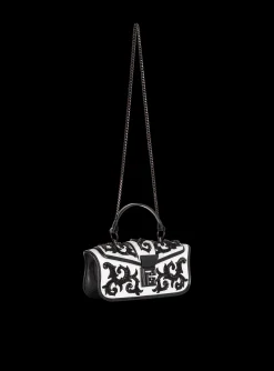Blaze Pouch Satin Bag With Baroque Embroidery-Balmain Clearance