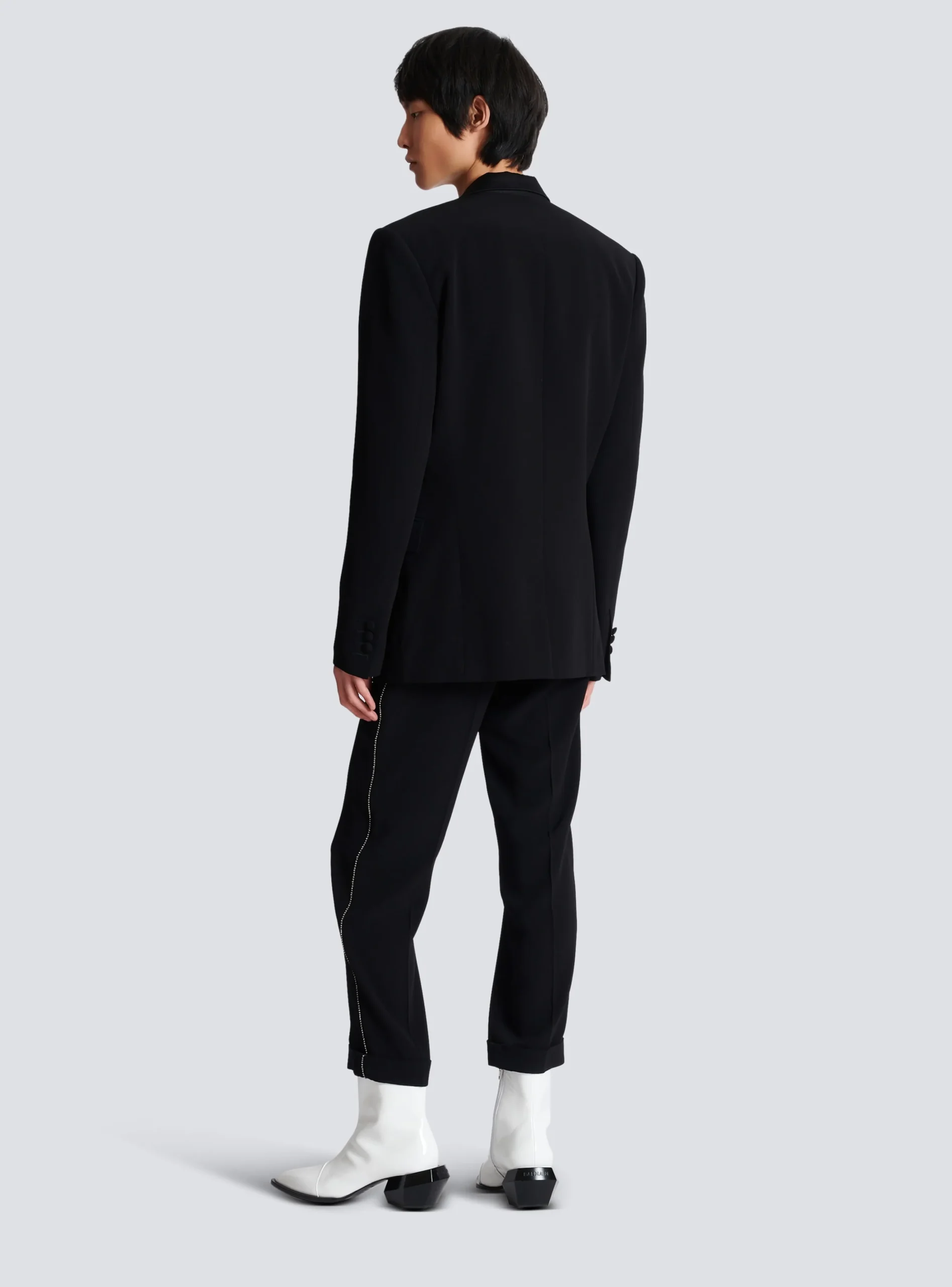 Blazer With Embroidered Bamboo Collar-Balmain Best