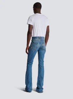 Wash Vintage Denim Jeans-Balmain Store