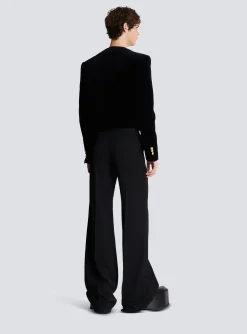 Brandenburg Jacket With Embroidery-Balmain Shop