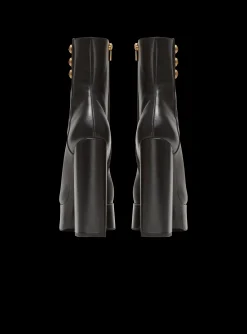 Brune Leather Ankle Boots-Balmain Online