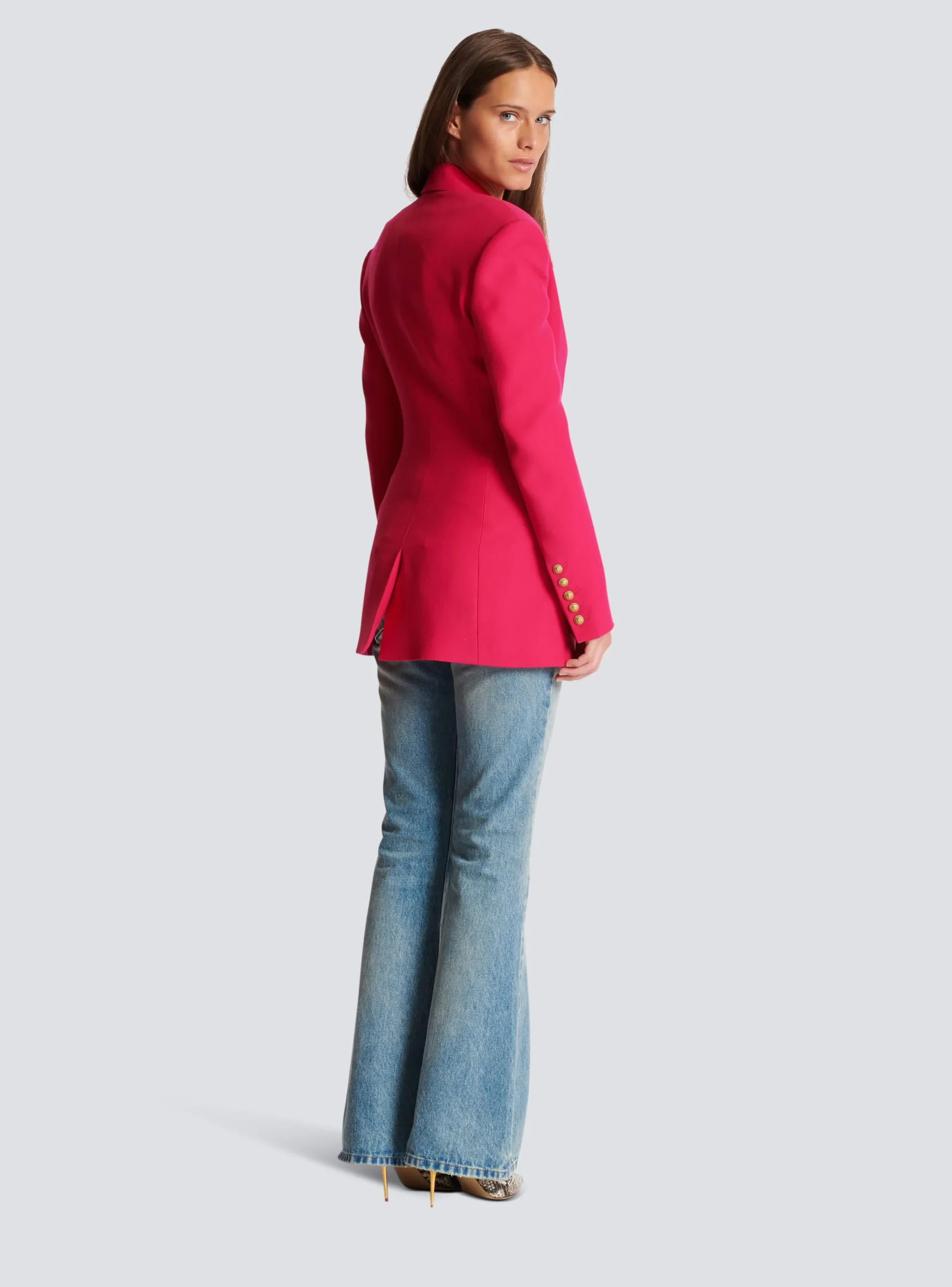2-button Cinched-waist Jacket-Balmain Sale