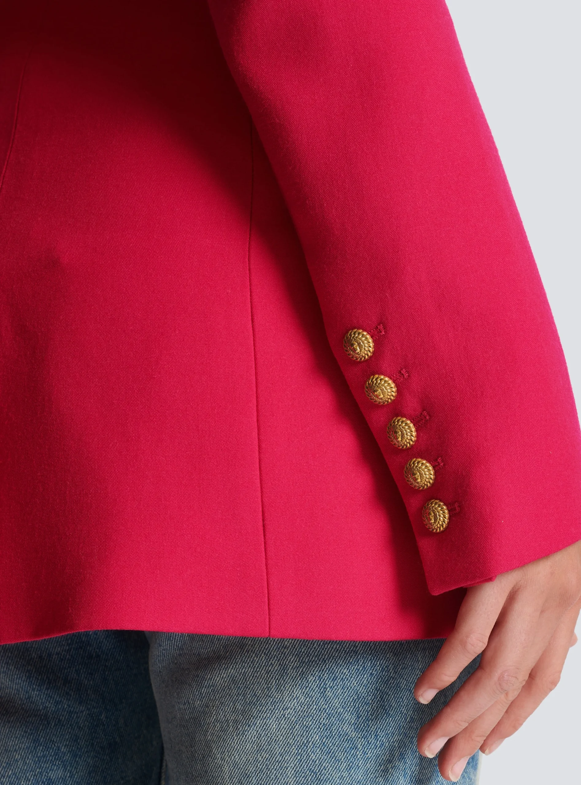 2-button Cinched-waist Jacket-Balmain Sale