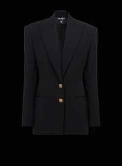 2-button Cinched-waist Jacket-Balmain Outlet