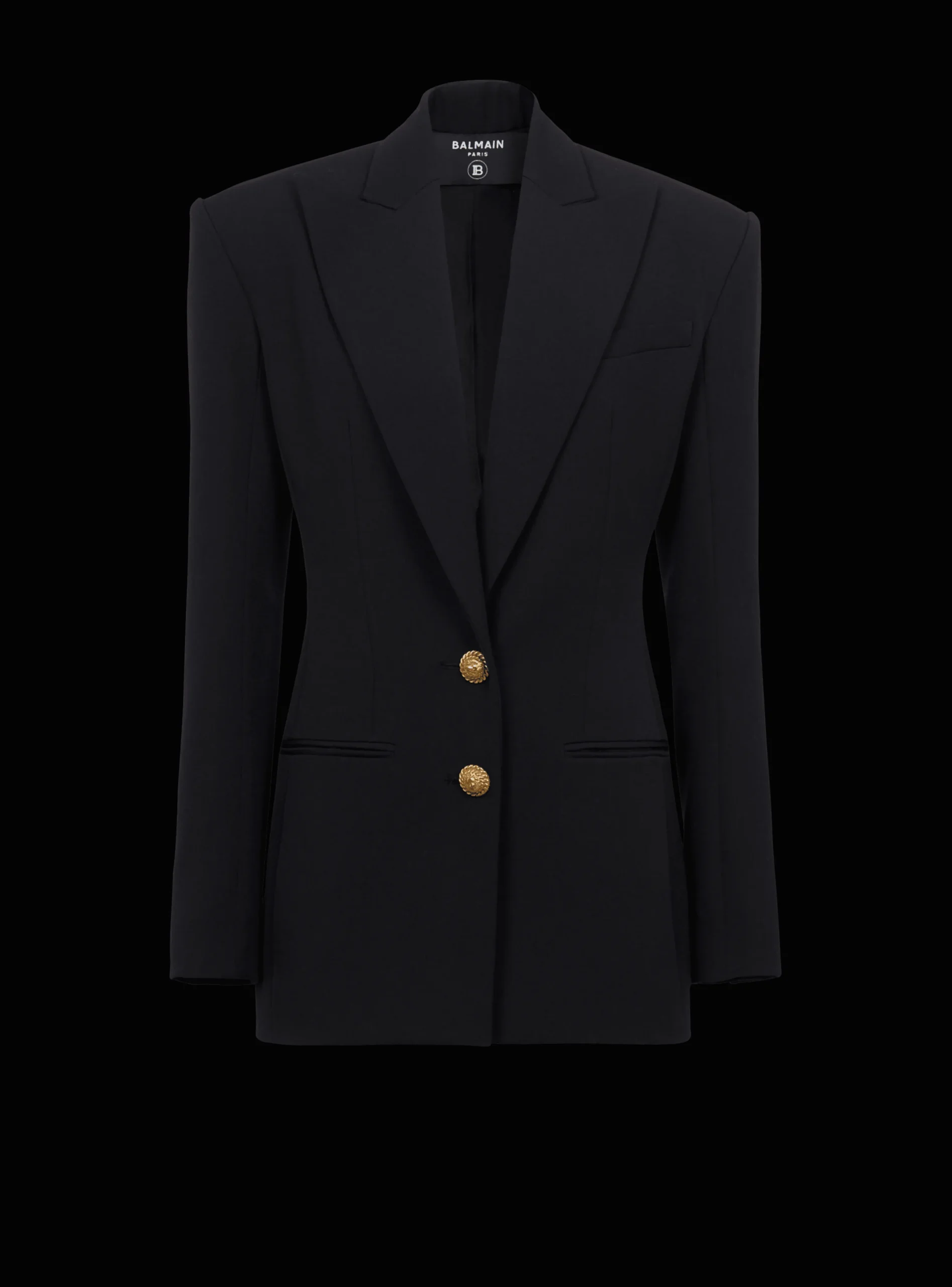 2-button Cinched-waist Jacket-Balmain Outlet