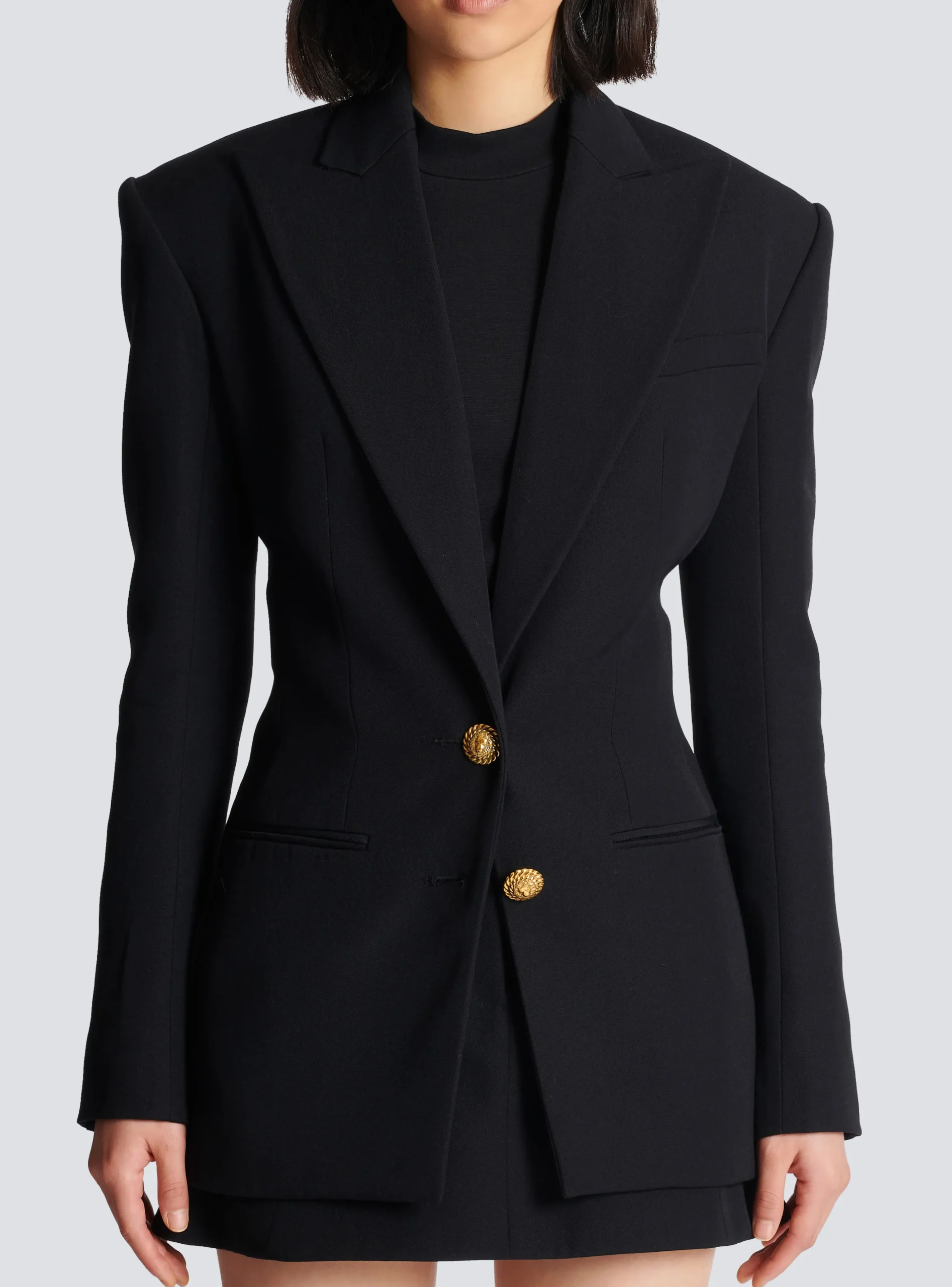 2-button Cinched-waist Jacket-Balmain Outlet