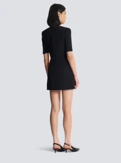8-button Crepe Dress-Balmain Hot