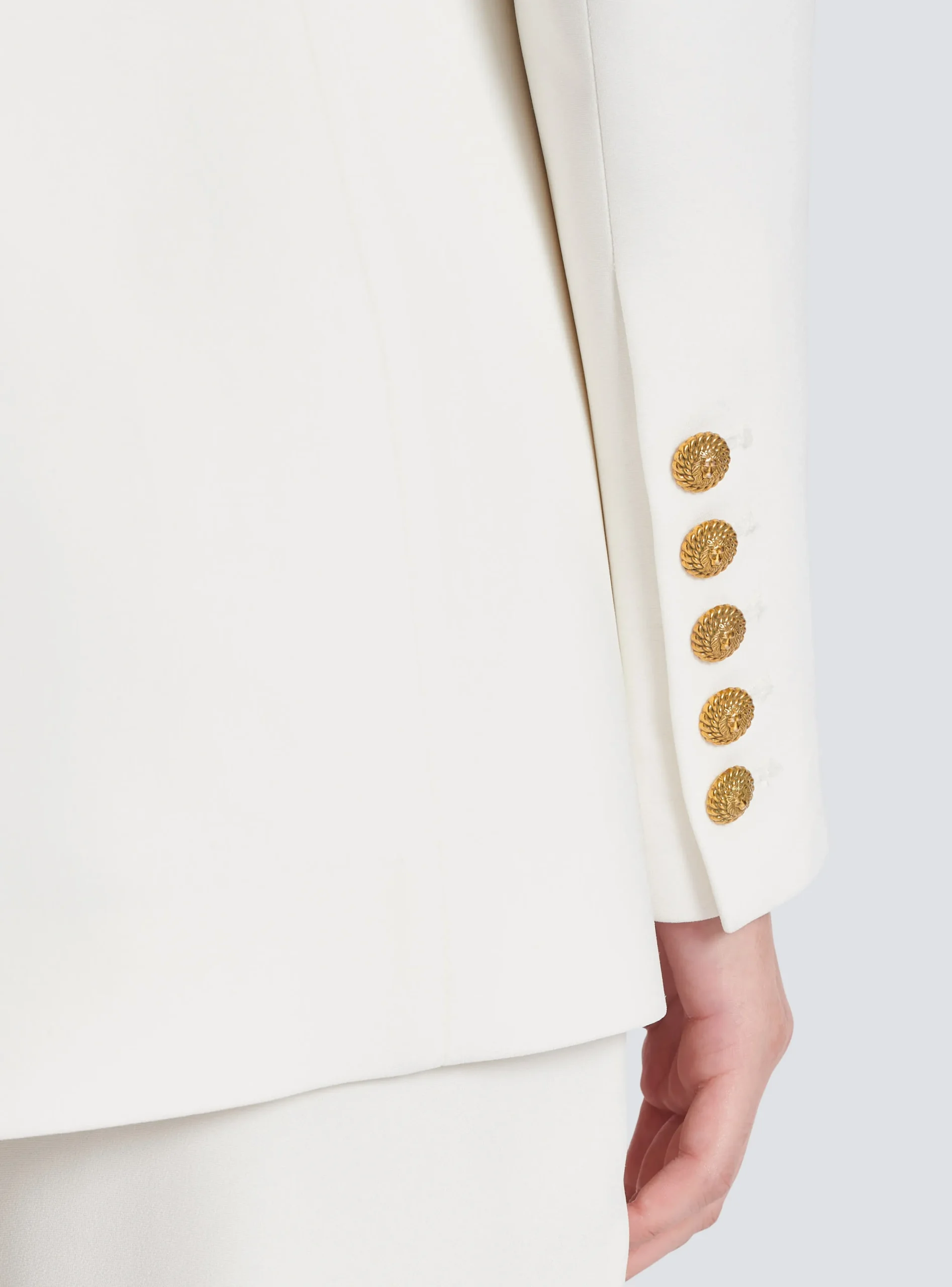 2-button Crepe Jacket-Balmain Store