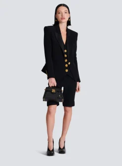 1-button Crepe Jacket-Balmain Flash Sale