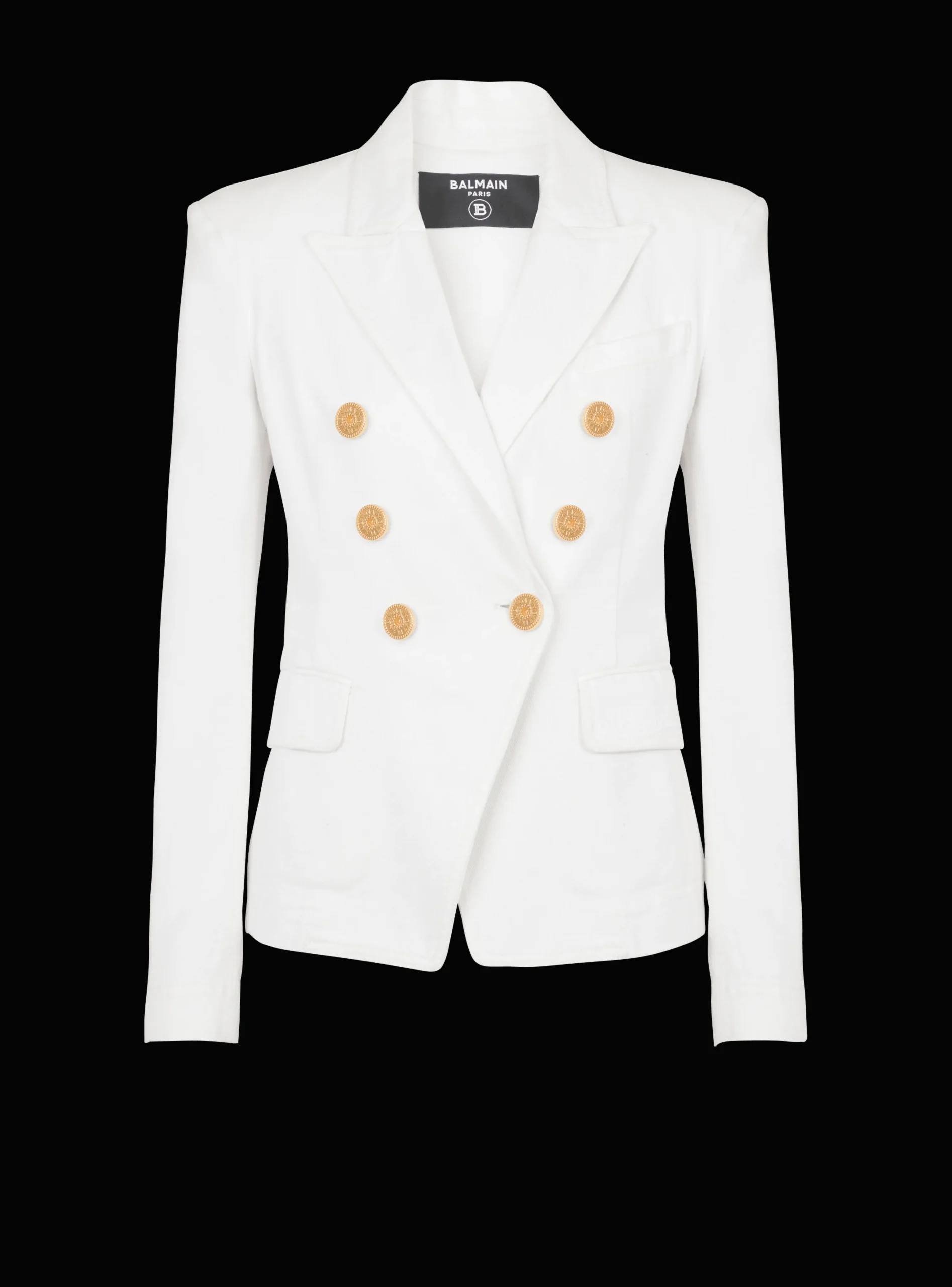6-button Denim Jacket-Balmain Clearance