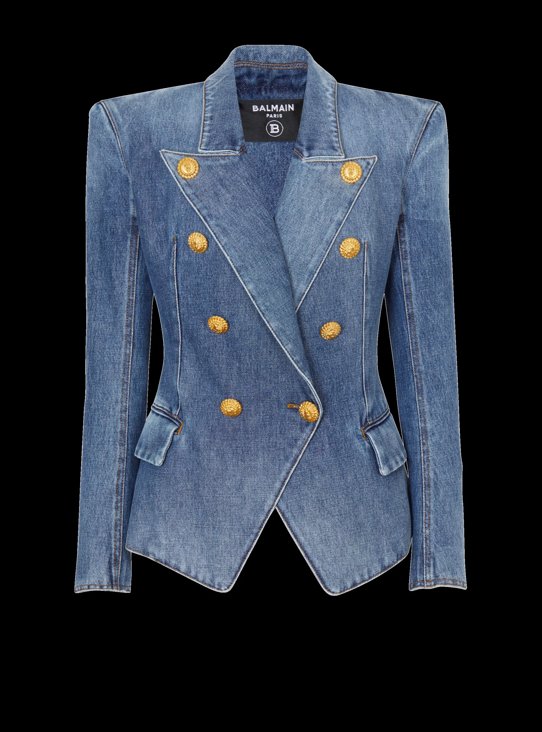 8-button Denim Jacket-Balmain New