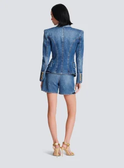 8-button Denim Jacket-Balmain New
