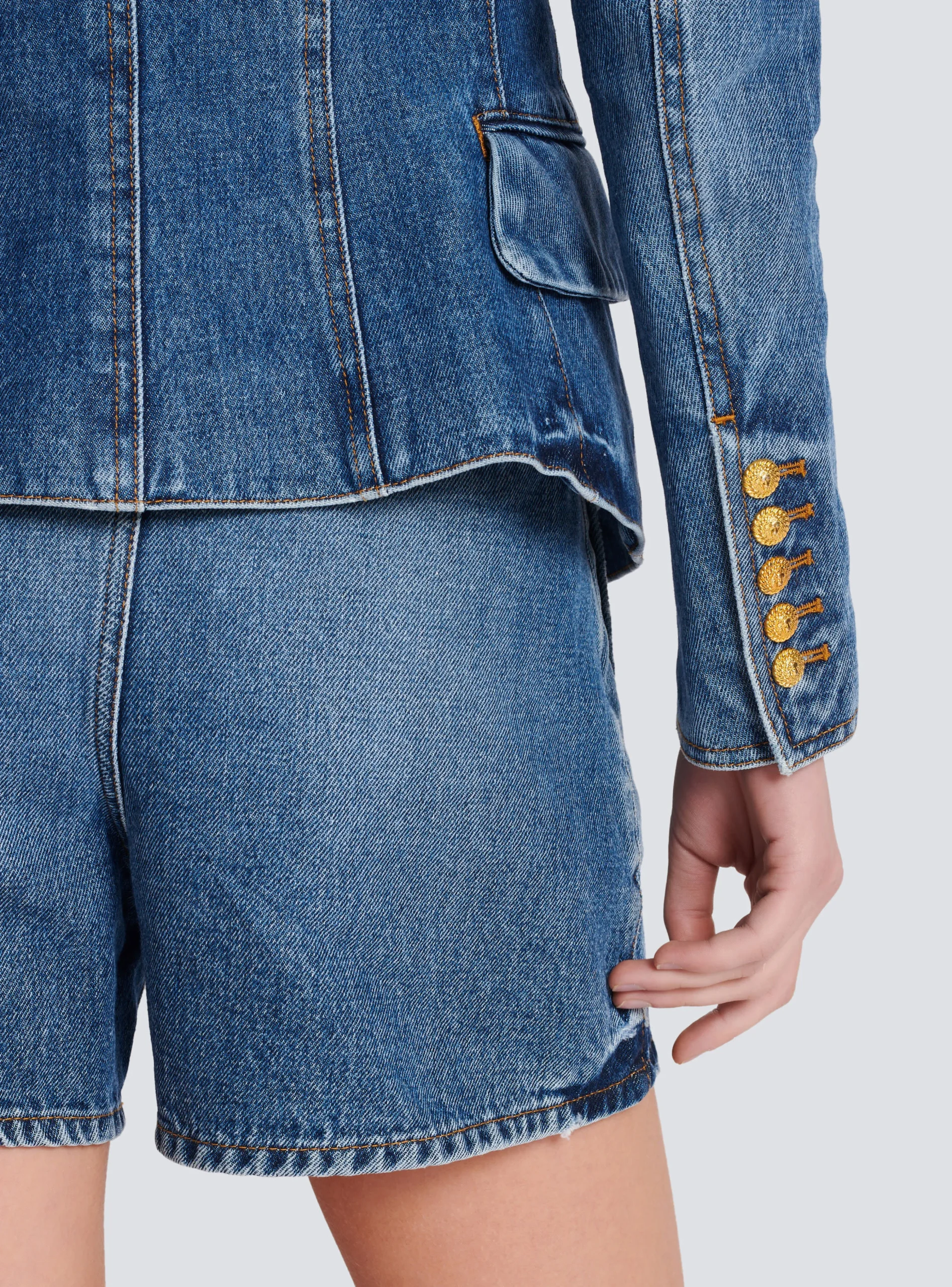 8-button Denim Jacket-Balmain New