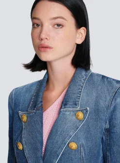 8-button Denim Jacket-Balmain New