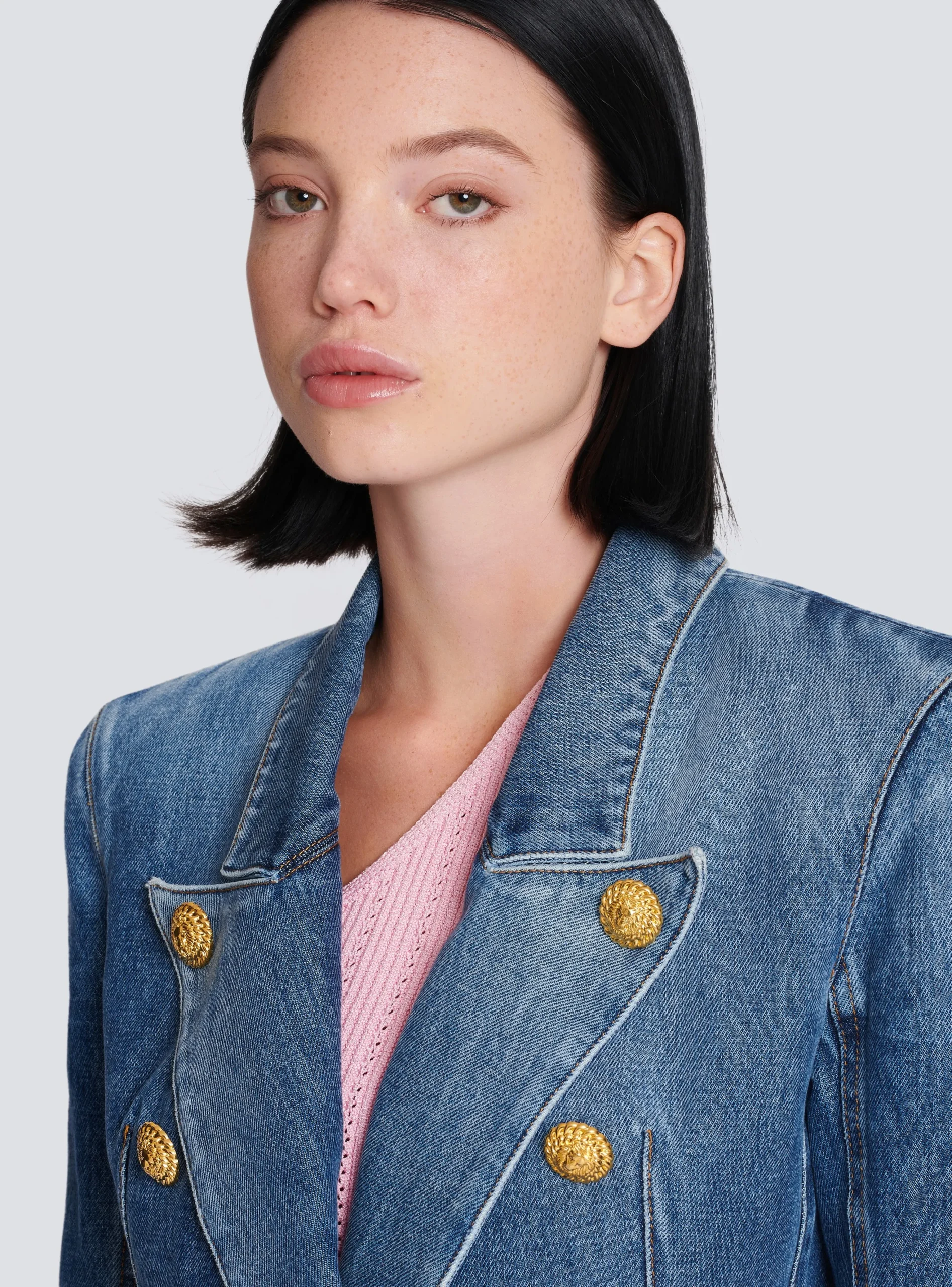 8-button Denim Jacket-Balmain New