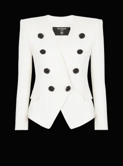 8-button Double Crepe Jacket-Balmain Outlet