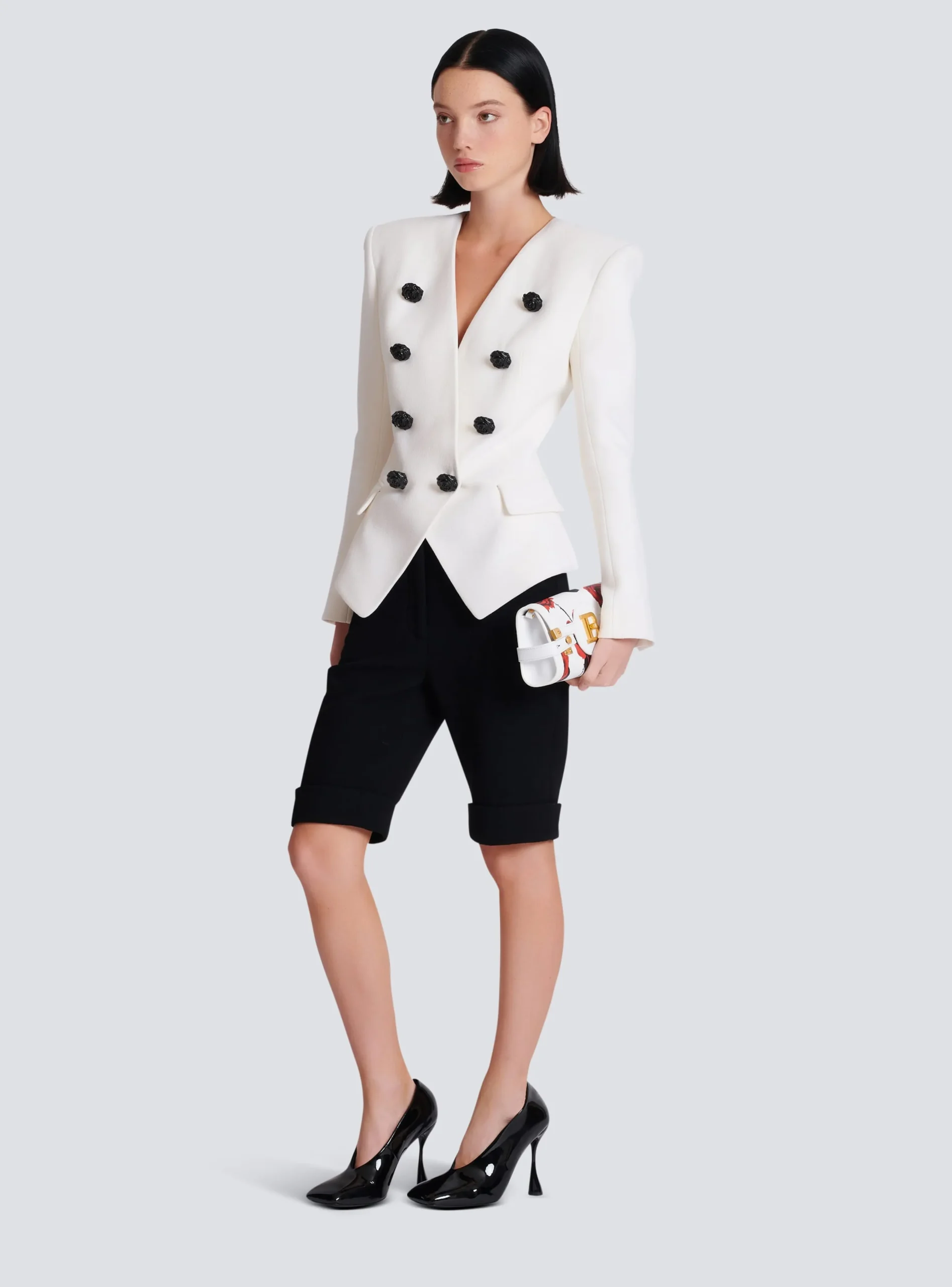 8-button Double Crepe Jacket-Balmain Outlet