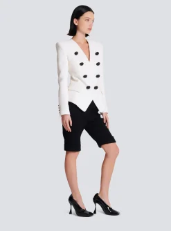 8-button Double Crepe Jacket-Balmain Outlet