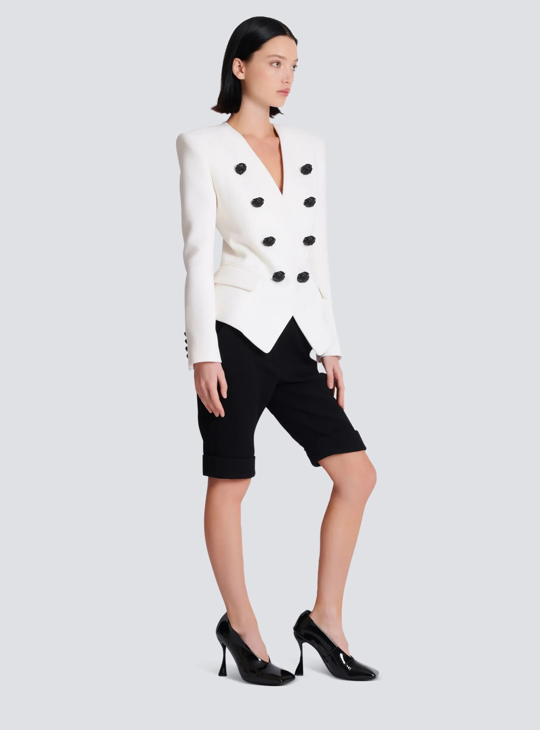8-button Double Crepe Jacket-Balmain Outlet