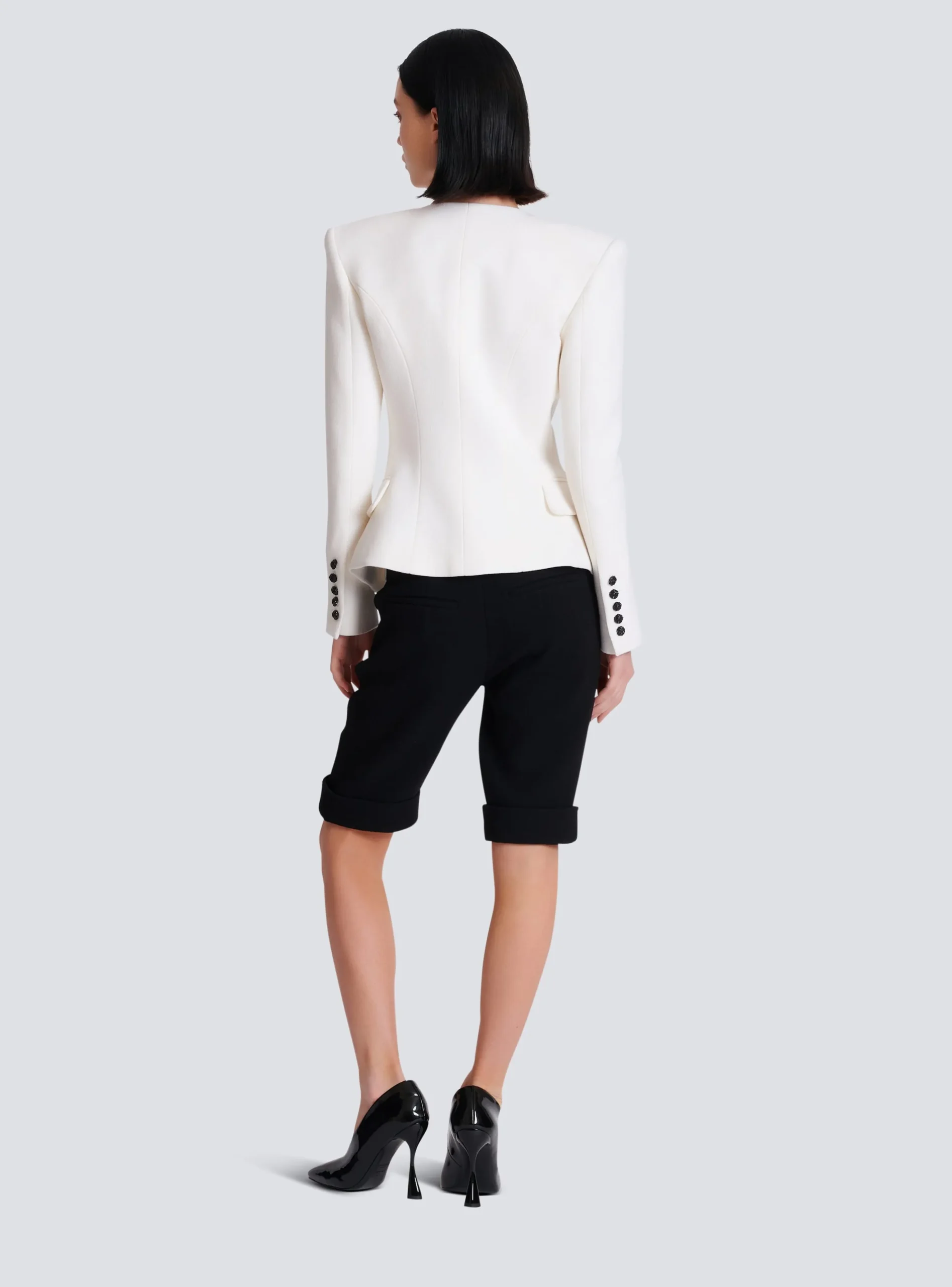 8-button Double Crepe Jacket-Balmain Outlet