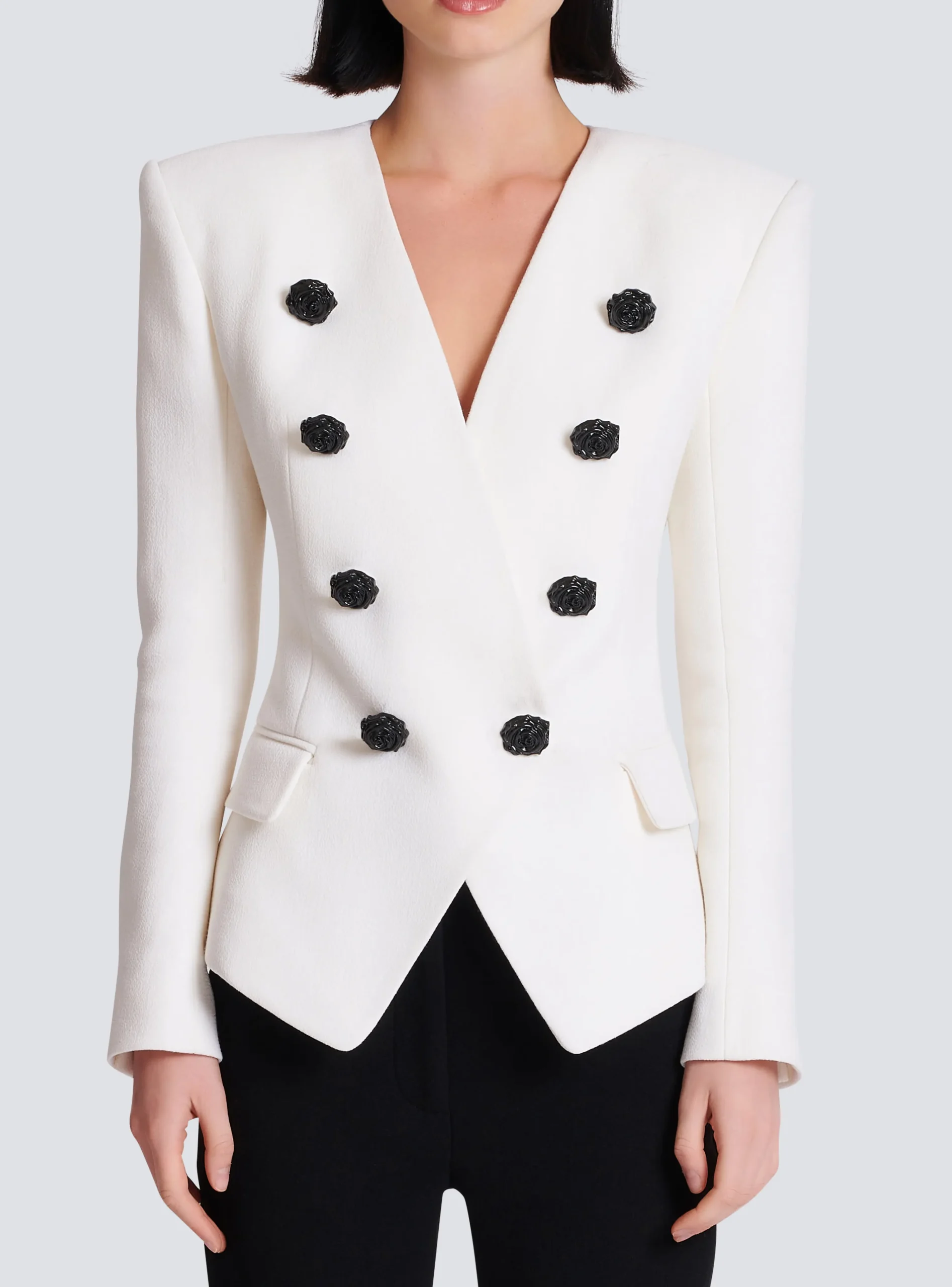 8-button Double Crepe Jacket-Balmain Outlet